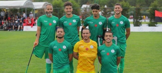 بعد مرور أقل من سنة على تأسيسه.. المنتخب المغربي لكرة القدم لمبتوري الأطراف يقترب من المربع الذهبي لكأس العالم