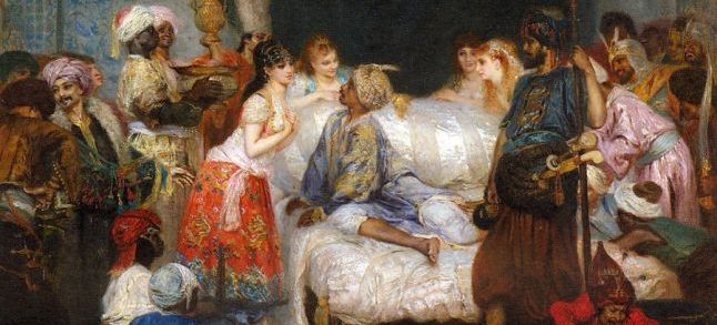 White women in North African harem./Ph. DR