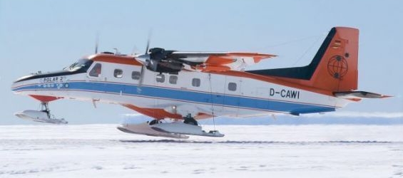 Polar 3, a German Dorneir Do 228 owned by the Alfred Wegner Institute. / DR