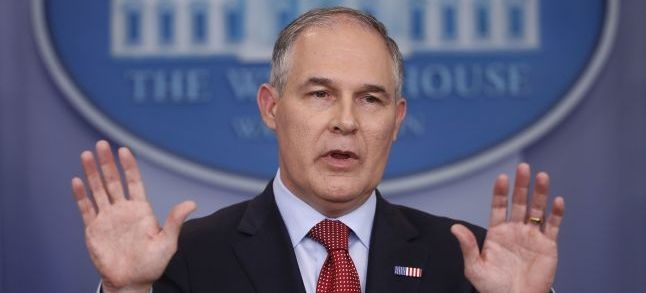 Former EPA chief Scott Pruitt./Ph. DR