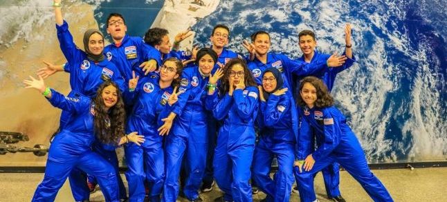 Moroccan space campers in the US. / Ph. DR