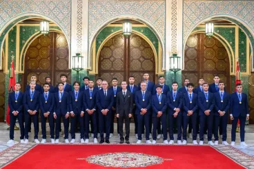 El Príncipe Heredero Moulay El Hassan honra a los campeones del mundo Sub-20