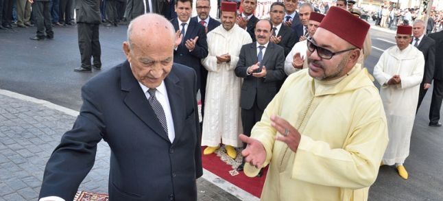 Abderrahmane Youssoufi and King Mohammed VI./Ph. DR
