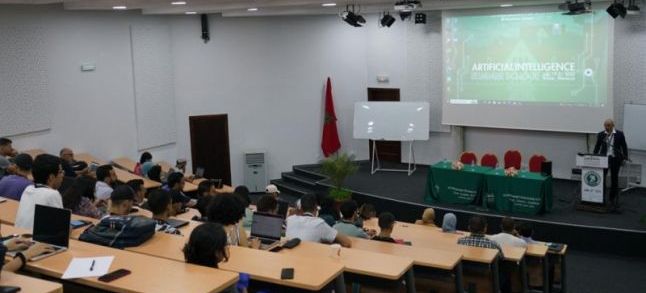 A conference on AI at Al Akhawayn University. / Ph. DR