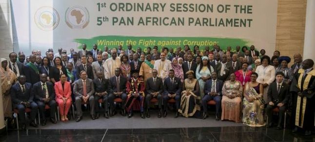 African parliamentarians at the fifth Pan-African Parliament, Kigali, 22 October 2018./Ph. DR