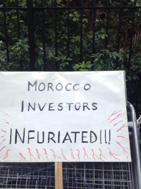 Affaire Paradise Beach : Les clients manifestent à nouveau devant l’Ambassade du Maroc à Londres