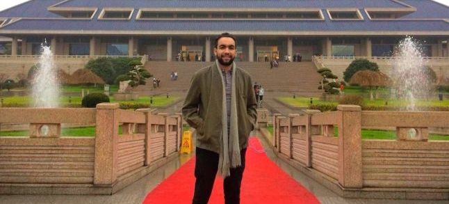 Hamza NaGham, a Moroccan student living in China./Ph. DR