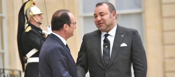 Francois Hollande is set to receive King Mohammed VI today at the Elysée./Ph. DR