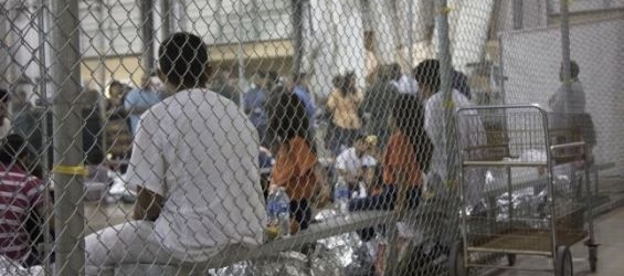 A migrant detention center in the US. / Ph. DR
