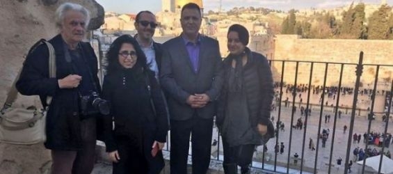 A delegation from Morocco, Tunisia and Algeria visits Israel 