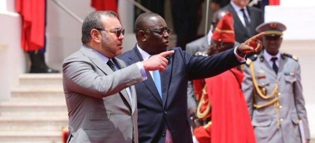 King Mohammed VI and Senegalese President Macky Sall./Ph. DR