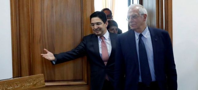 Foreign Minister Nasser Bourita and his Spanish counterpart Josep Borrell./Ph. MAP