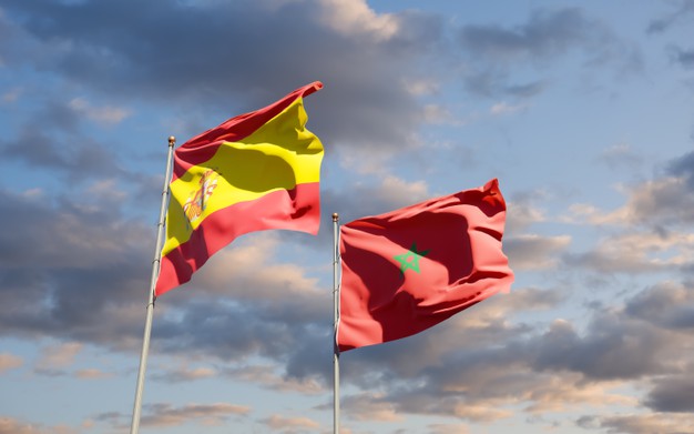 Bandera de marruecos antigua