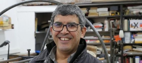 Bouchaib Maoual, a Moroccan artist based in France. / DR