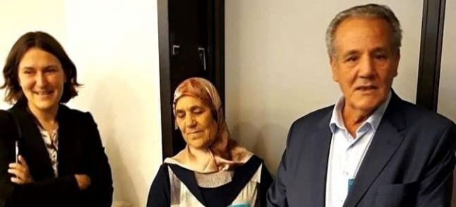Dutch MEP Kati Piri and the parents of Hirak detainee Nasser Zefzafi. / DR