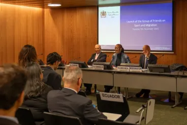 Morocco and IOM launch global initiative using sport to support migrants