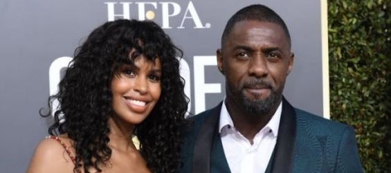 British actor Idris Elba and American model Sabrina Dhowre. / Ph. DR