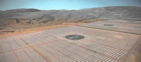 King Mohammed VI launches the fourth stage of Noor Ouarzazate solar pant./Ph.DR