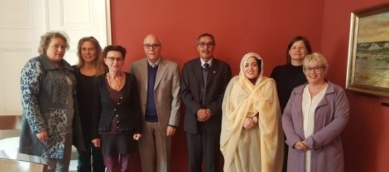 A Polisario delegation in Germany. / Ph. DR
