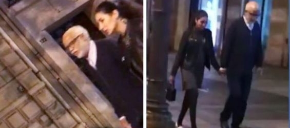 Photos of Minister Mohamed Yatim and his "fiancée" in a night out in Paris./Ph. DR