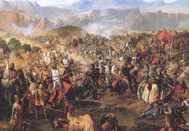 Illustration de la bataille d'Oued Al Makhazin, connue aussi sous le nom de bataille des trois rois. / Ph. DR