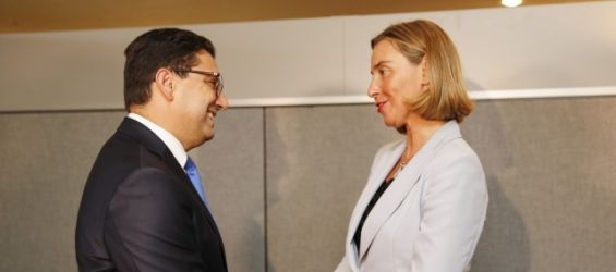 Foreign Minister, Nasser Bourita and Federica Mogherini the High Representative of the European Union for Foreign Affairs and Security Policy./Ph. DR