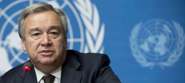 UN Secretary General Antonio Gueterres./Ph. DR