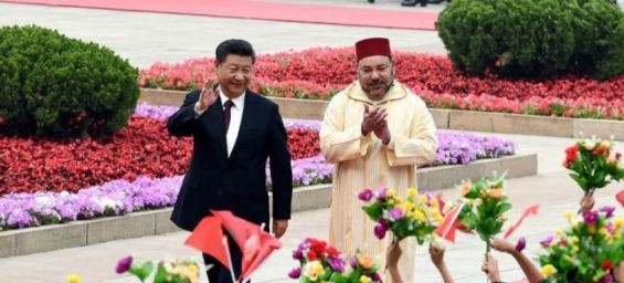 King Mohammed VI with the Chinese president Xi Jinping on the 12th of May 2016./Ph. News CN