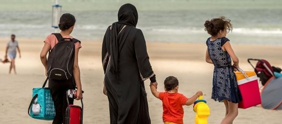 An American man verbally assaulted a Muslim family./Ph. DR