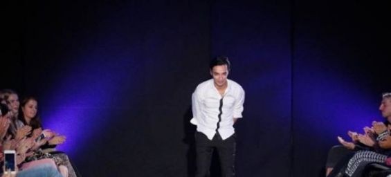 A Moroccan designer shows his collection at  the Dutch Sustainable Fashion Week