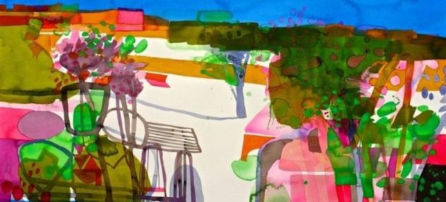 Rafiee Ghani, watercolor on paper./Ph. Star2