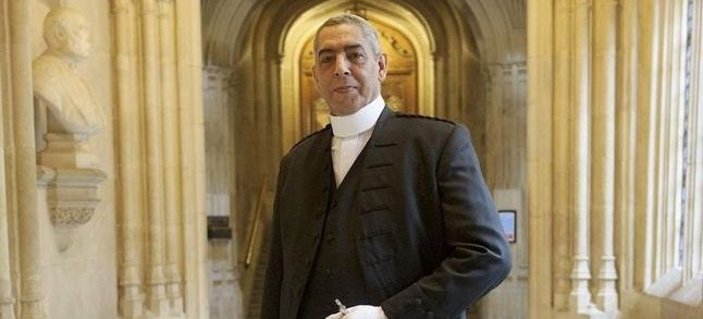 Moroccan Kamal El Hajji as a Serjeant at Arms. / DR