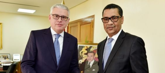 Mohamed Lemine Ould Aboye presented his credentials to the Secretary-General of the Ministry of Foreign Affairs, Mohamed Ali Lazrak./Ph. Foreign Ministry