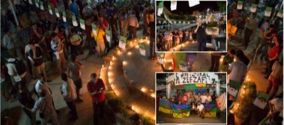 A sit-in to support Rif in Algeria./Ph. Huff Post Algeria