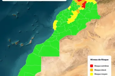 Maroc : Risque extrême d’incendies de forêts dans le nord (ANEF)