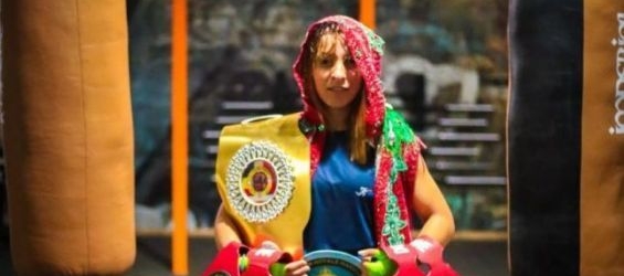 Khaoula Oubraim, 23, martial artist. / DR