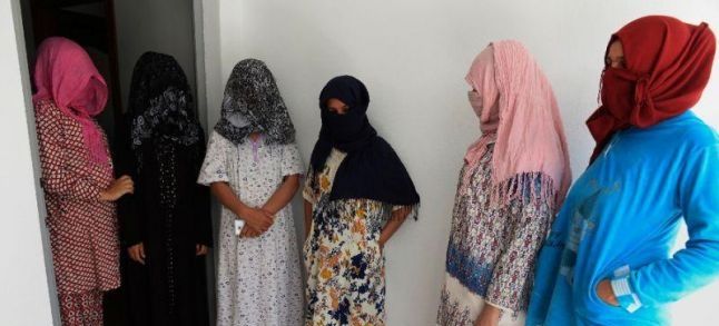 Moroccan strawberry pickers in Huelva, who filed complaints against their employers to denounce 'sexual harassment'./Ph. DR