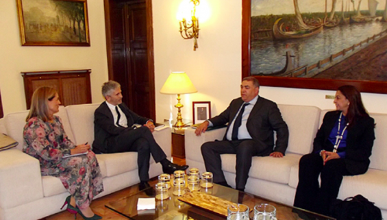 Interior Minister Abdelouafi Laftit and his Spanish counterpart in Madrid./Ph. DR