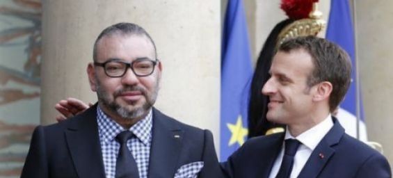 King Mohammed VI and French President Emmanuel Macron./Ph. DR