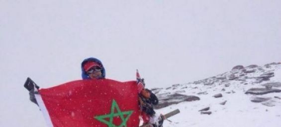 Moroccan mountaineer Bouchra Baibanou./Ph. DR