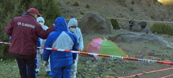 The crime scene where the two victims were killed./Ph. DR