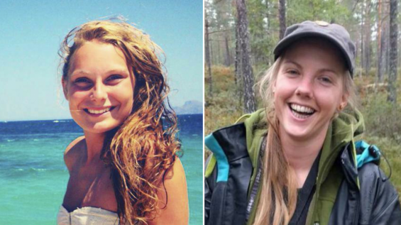 Scandinavian tourists Louisa Jespersen and Maren Ueland./Ph. DR