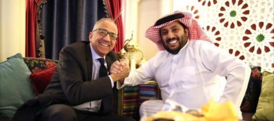 Turki al-Sheikh and Carlos Cordeiro./Ph. Twitter