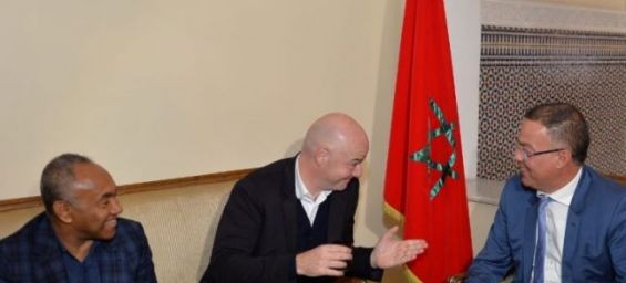 FIFA President Gianni Infantino in Marrakech./Ph. DR