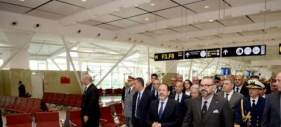 King Mohammed VI at Mohammed V airport./Ph. DR