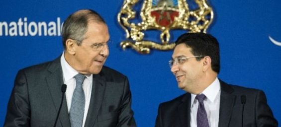 Russian Foreign Minister Sergei Lavrov and his Moroccan counterpart Nasser Bourita in Rabat./Ph!, DR