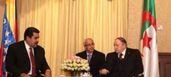 Venezuela's President Nicolas Maduro and his Algerian counterpart Abdelaziz Bouteflika./Ph. DR