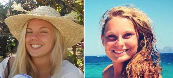 Maren and Louisa, the two Scandinavian tourists killed December in Morocco by a terrorist cell./Ph. DR