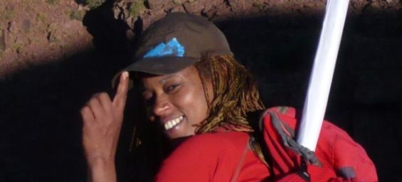 Hafida Hdoubane, Morocco's first female mountain guide./Ph. DR