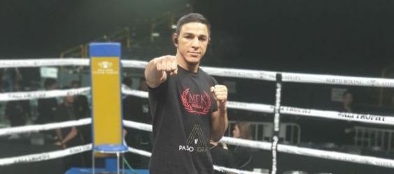 Moroccan-French boxer Nordine Oubaali. / Ph. DR